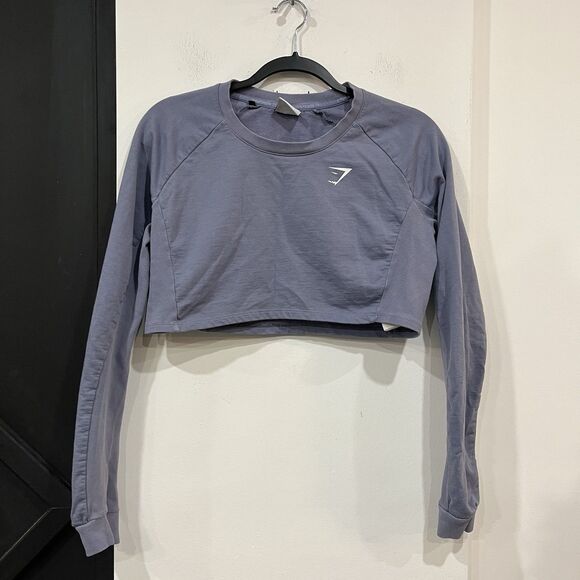 Gymshark Tops - Gymshark Training Cropped Sweater Sweatshirt Size Small Activewear Workout